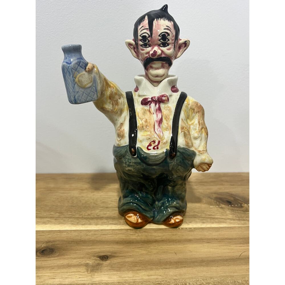 Vintage Relco Decanter of Six Eyed Drunk